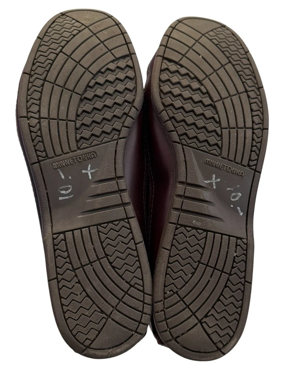 Minnetonka Men’s Brown Leather Driving Moccasins Loafers Size 12 Style 768